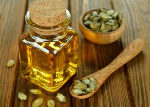 Pumpkin oil for shower