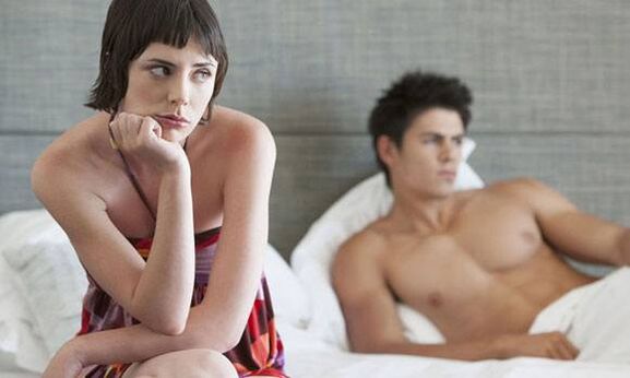 lack of sex with prostatitis in men
